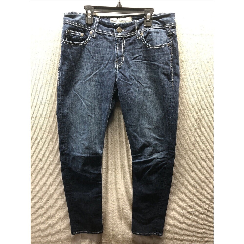 BKE Harper Skinny Jeans Womens 30x31.5 Distressed Stretch Denim Buckle Y2K